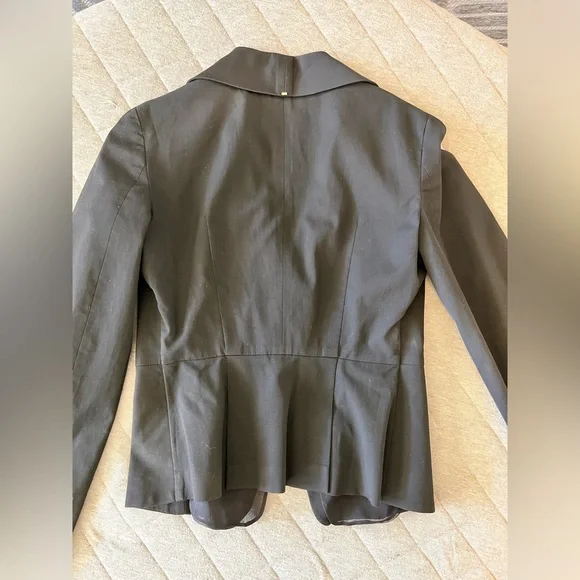 SPORTMAX Sz 6 Black Italian Designer Blazer Jacket Originally $1280 - Picture 3 of 5